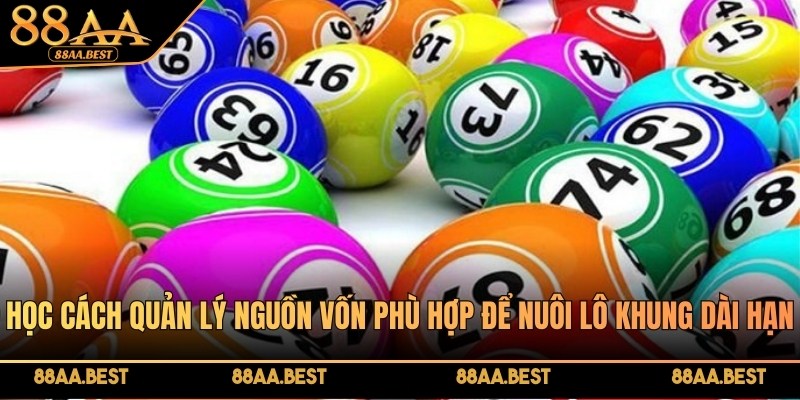 Cách nuôi lô khung chính xác, thắng lớn nhanh mỗi ngày tại 88AABEST 4 Học cách quản lý nguồn vốn phù hợp để nuôi lô khung dài hạn